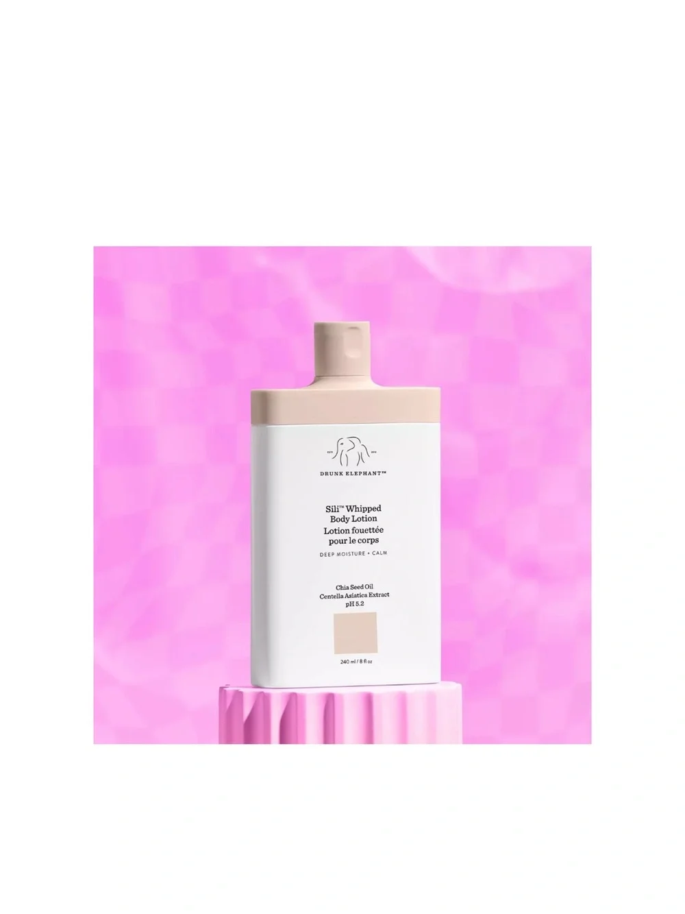 Drunk Elephant Sili Whipped Body Lotion 8oz Deep Moisture Calm Hydrating